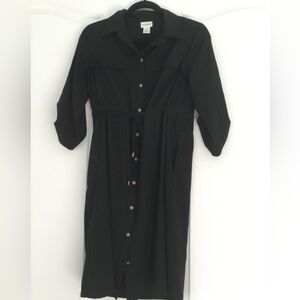 Button Up Maternity Dress